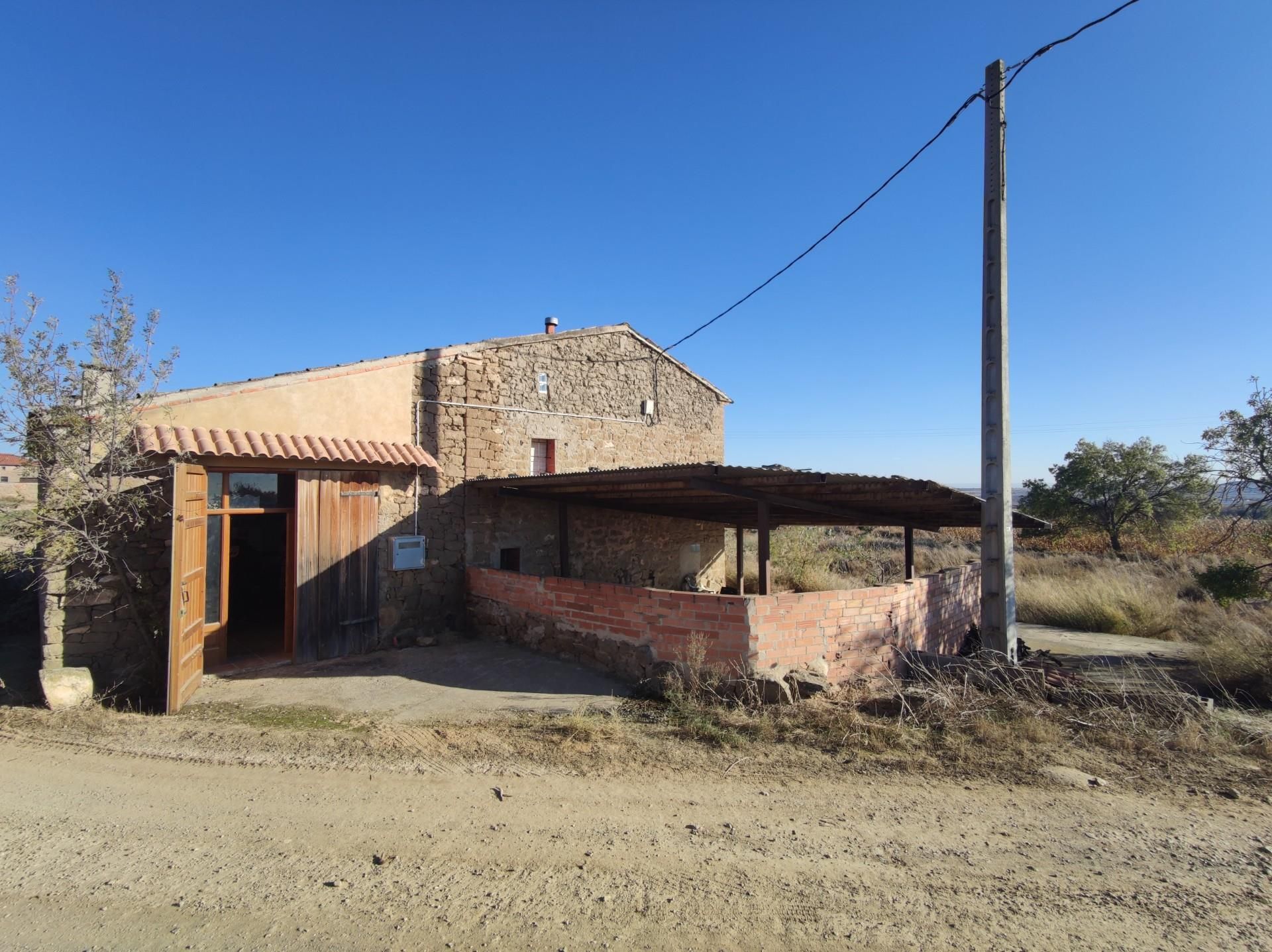 Exterior view of Country house for sale in Puigverd d'Agramunt  with Private garden and Storage room