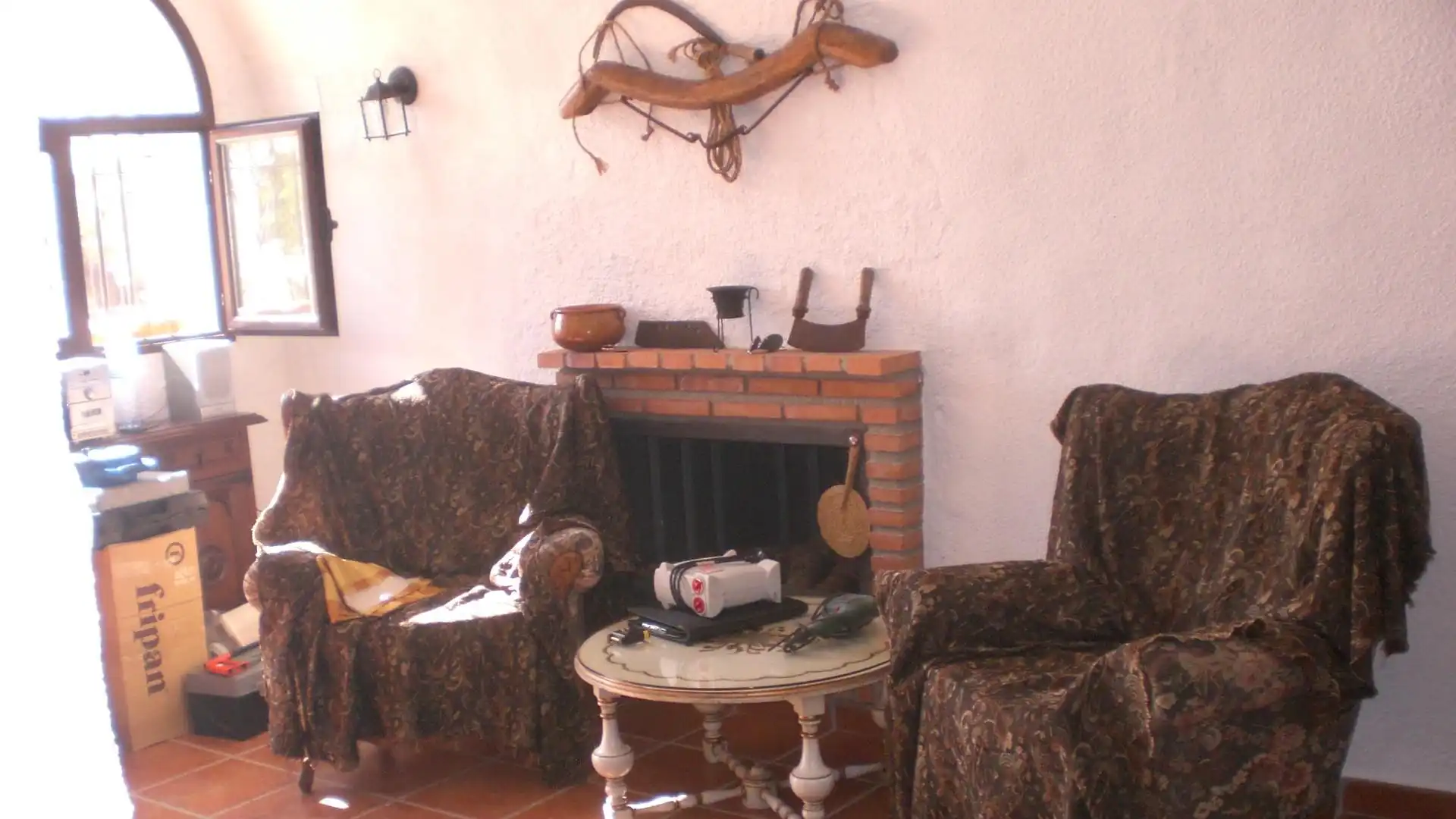 Sala d'estar de Finca rústica en venda en Valle del Zalabí