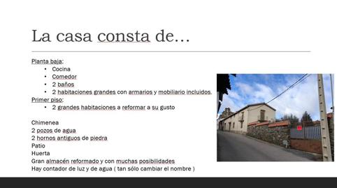 Foto 5 de Casa o chalet en venta en Calle de la Iglesia, Robleda, Salamanca