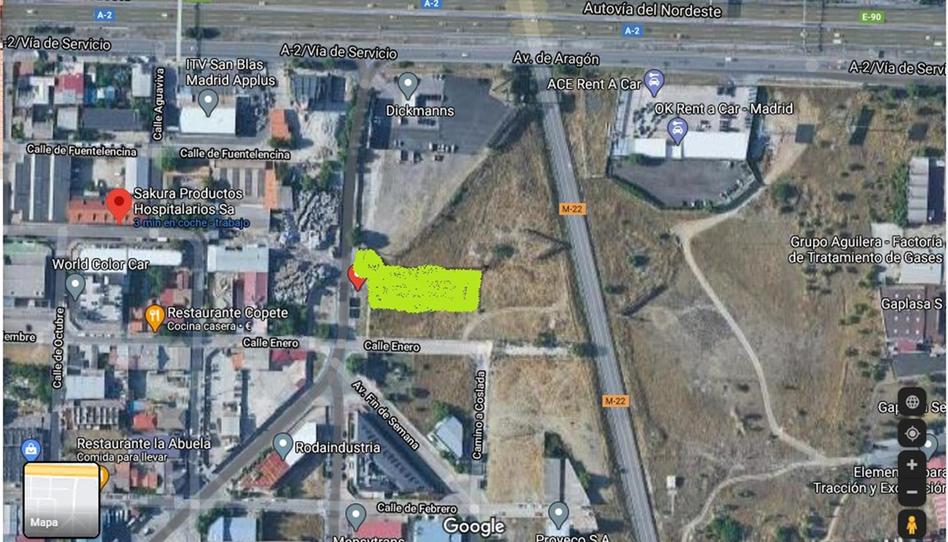 Photo 1 of Constructible Land for sale in Avenida de Gumersindo Llorente, Rejas, Madrid