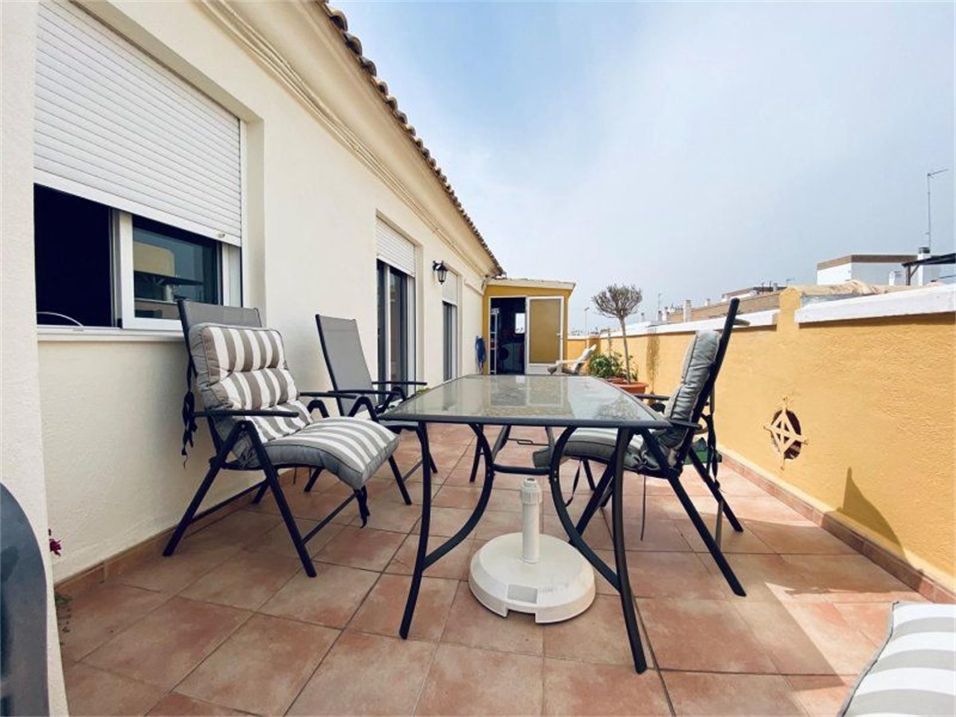 Exterior view of Attic for sale in Burriana / Borriana  with Air Conditioner and Terrace