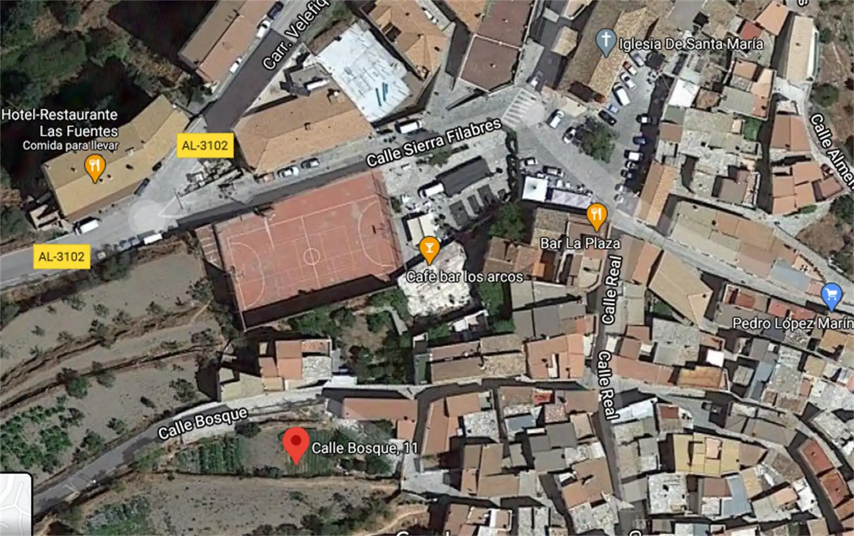 Exterior view of Land for sale in Bacares