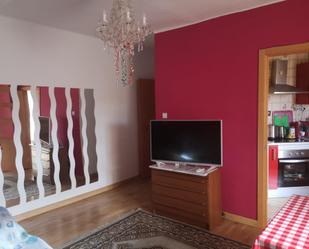 Living room of Flat for sale in  Sevilla Capital  with Air Conditioner, Parquet flooring and Furnished