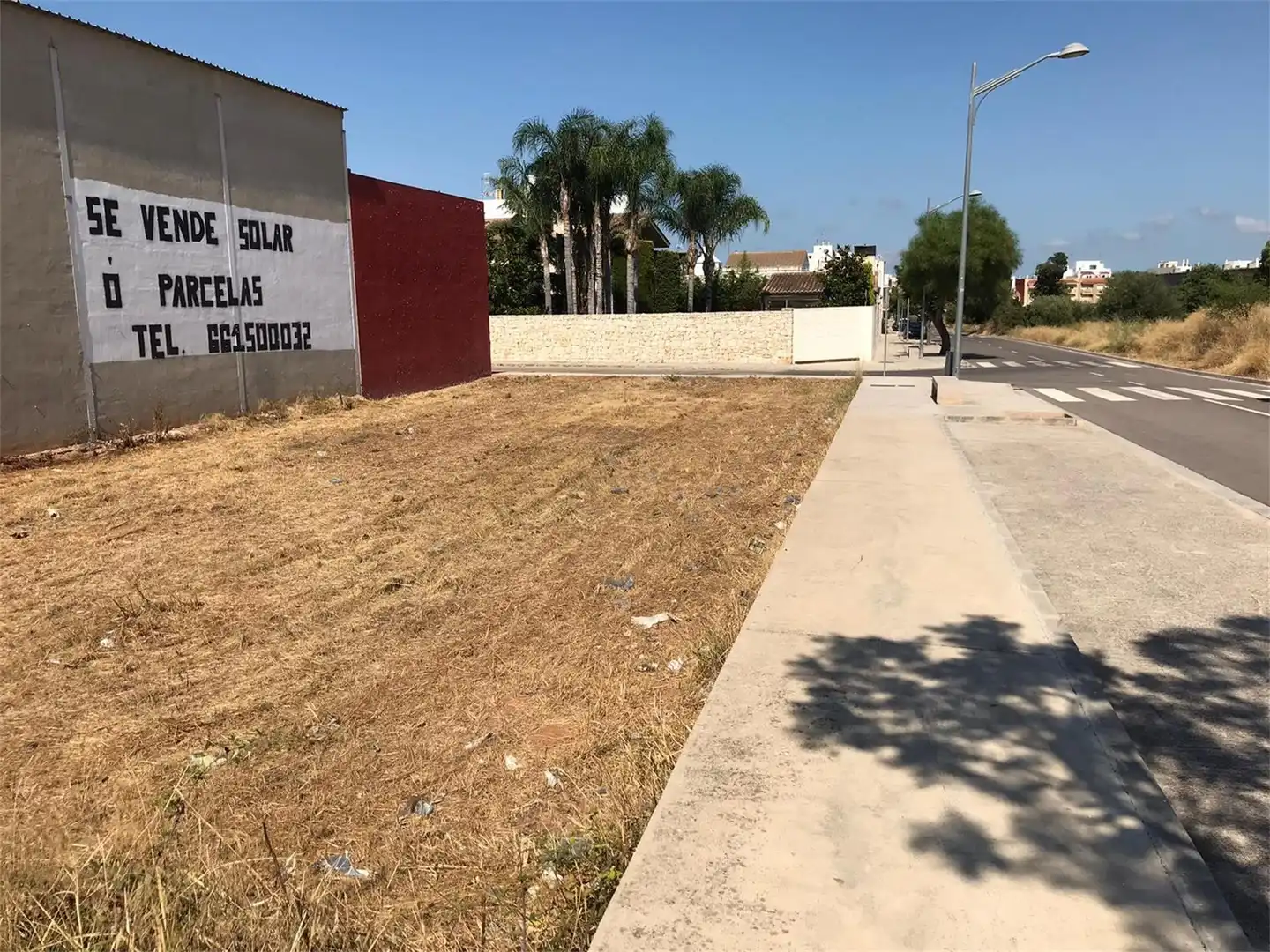 Exterior view of Constructible Land for sale in Llombai