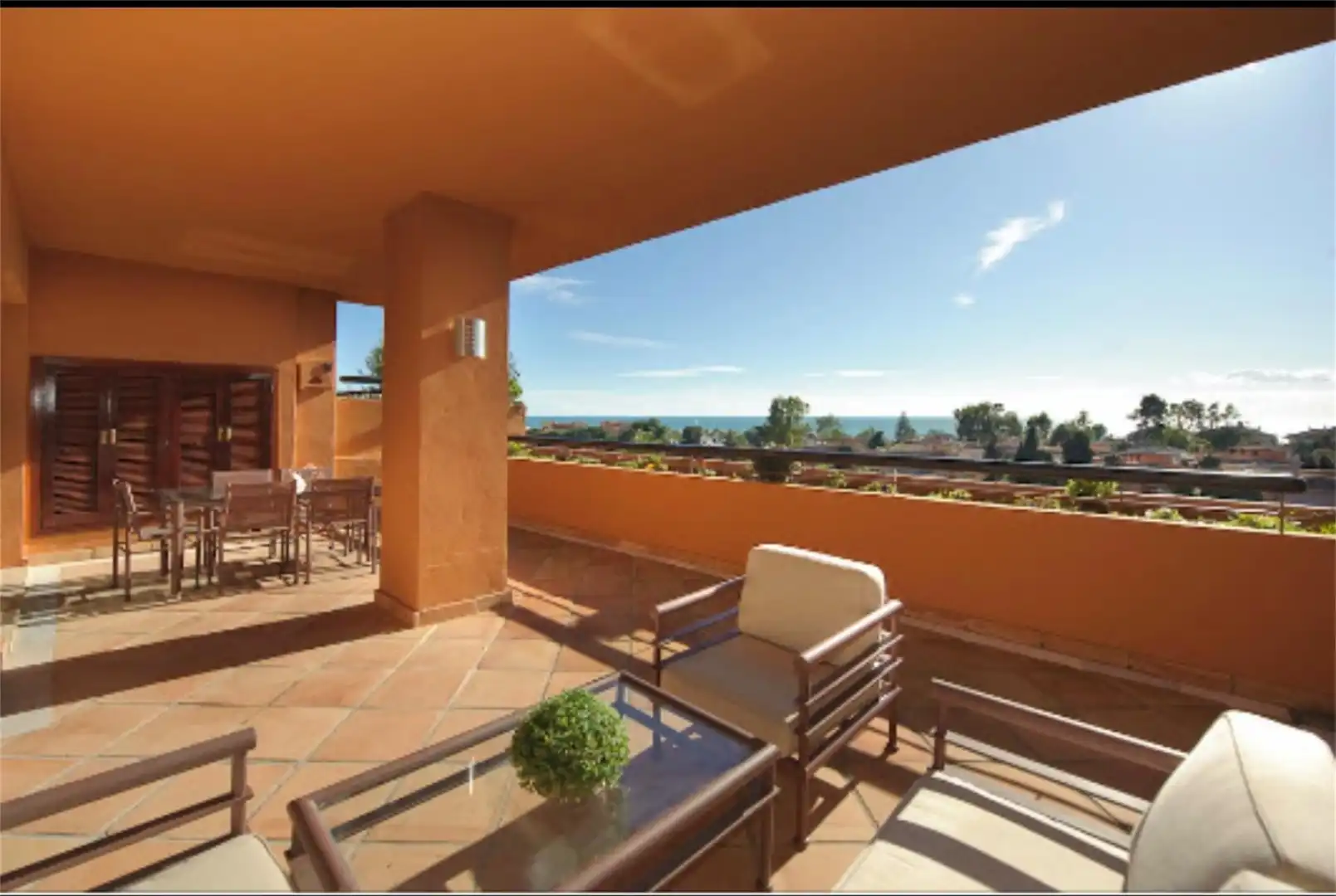 Terrace of Attic for rent in Marbella  with Air Conditioner, Terrace and Swimming Pool