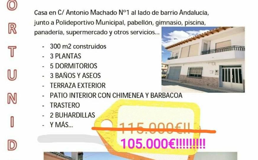 House or chalet for sale in Calle Federico García Lorca, Puebla de Don Fadrique, Granada - image 1 Photo 1 of House or chalet for sale in Calle Federico García Lorca, Puebla de Don Fadrique, Granada