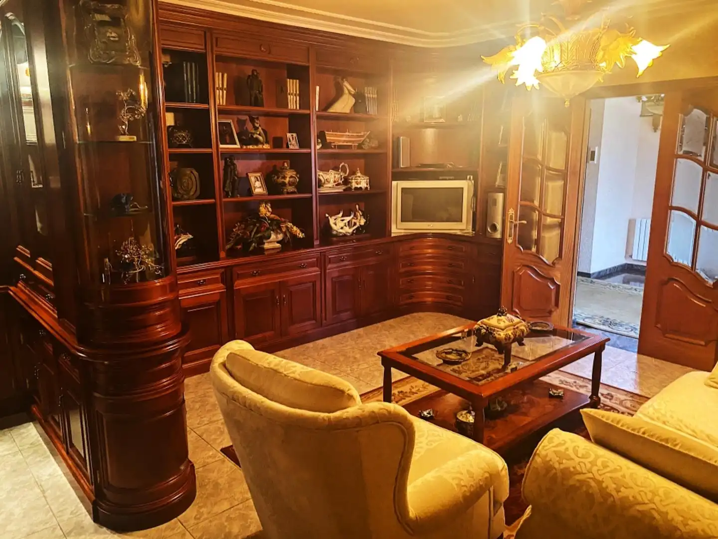 Casa o xalet en venda a Avenida Pedro Mateo Sagasta, Caldas de Reis Sala d'estar de Casa o xalet en venda en Caldas de Reis amb Terrassa i Balcó