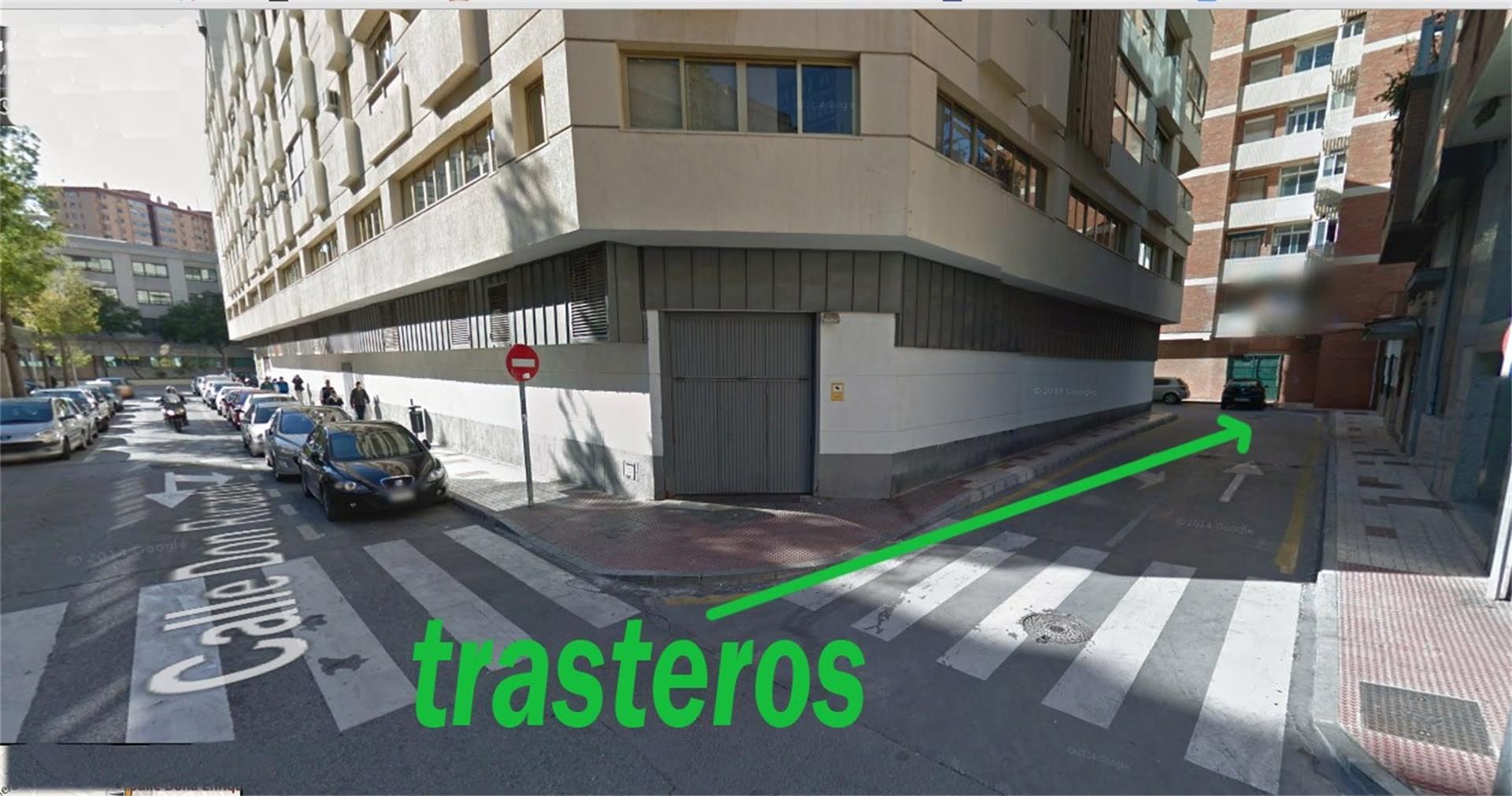 Vista exterior de Traster de lloguer en Málaga Capital