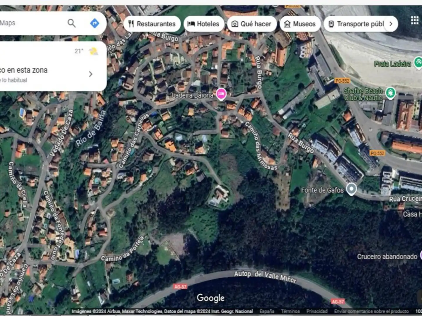 Constructible Land for sale in Lugar Cruceiro, 12, Baiona Exterior view of Constructible Land for sale in Baiona