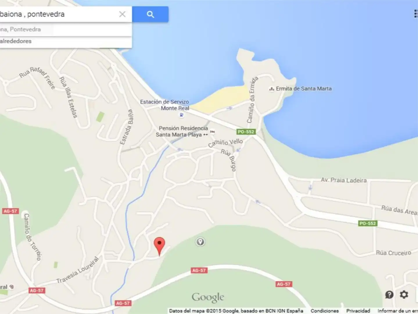 Constructible Land for sale in Lugar Cruceiro, 12, Baiona Exterior view of Constructible Land for sale in Baiona