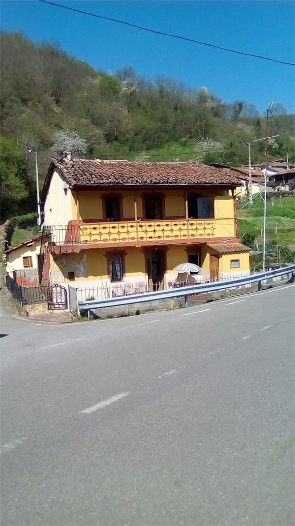 Exterior view of Country house for sale in Mieres (Asturias)  with Private garden, Terrace and Storage room