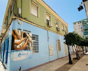 Exterior view of Single-family semi-detached for sale in Málaga Capital  with Air Conditioner and Balcony