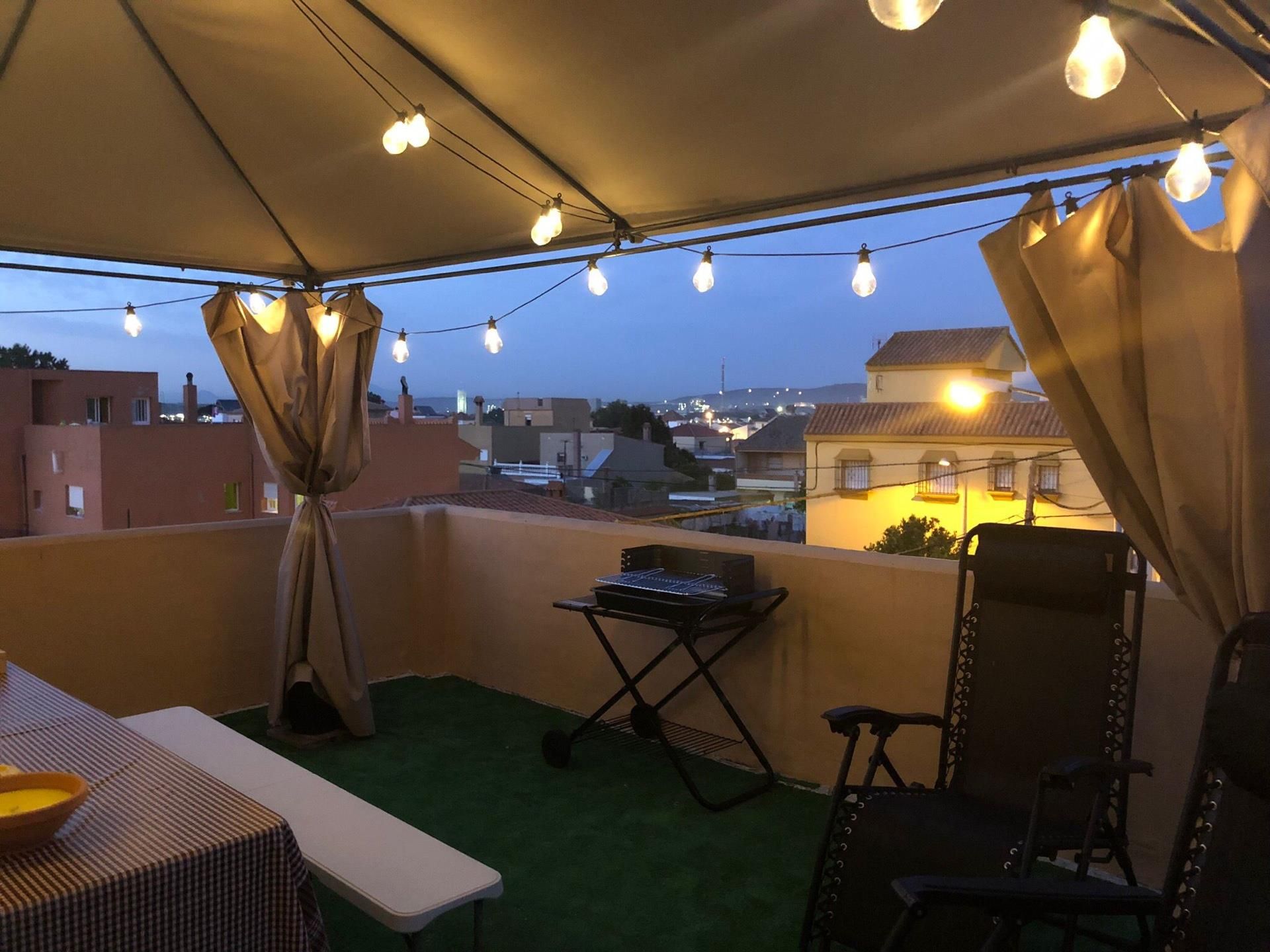 Terrace of Single-family semi-detached for sale in Algeciras  with Terrace, Furnished and Oven