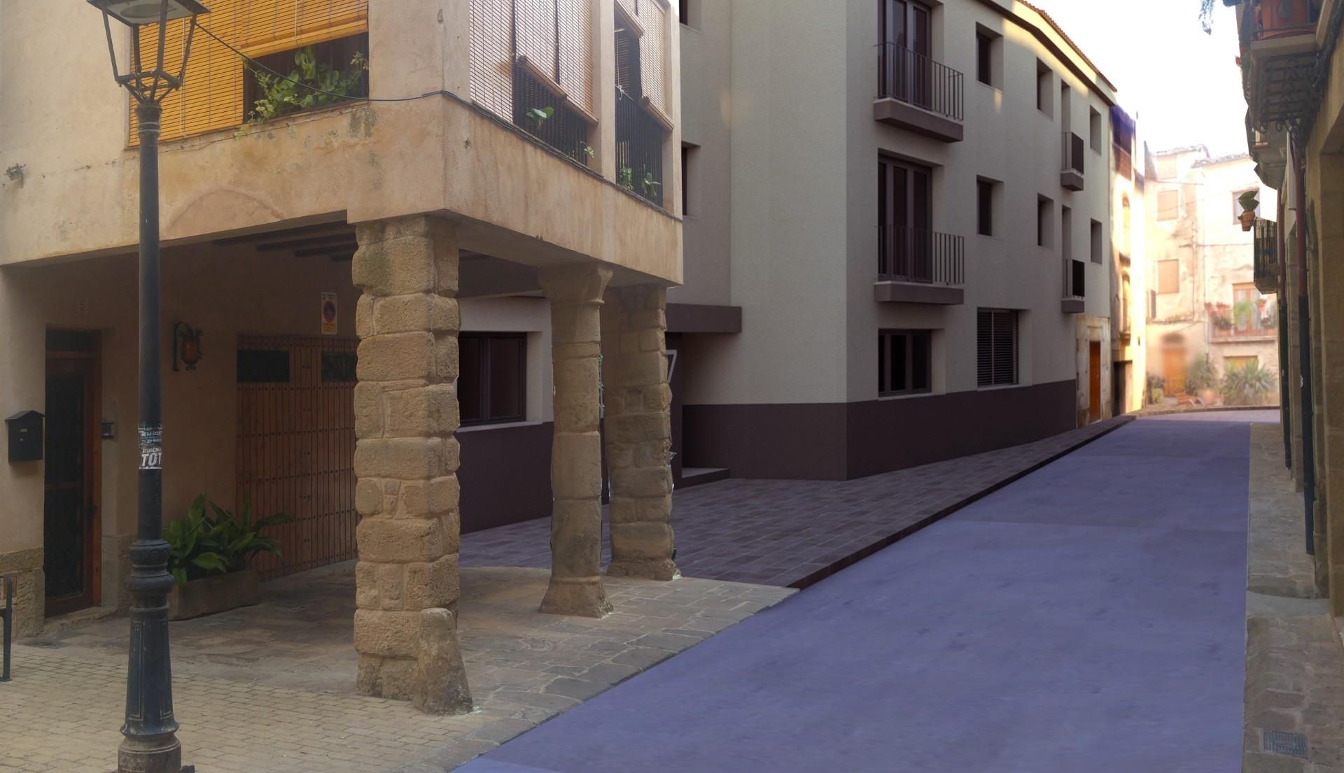 Exterior view of Flat for sale in Sanaüja  with Air Conditioner, Heating and Storage room