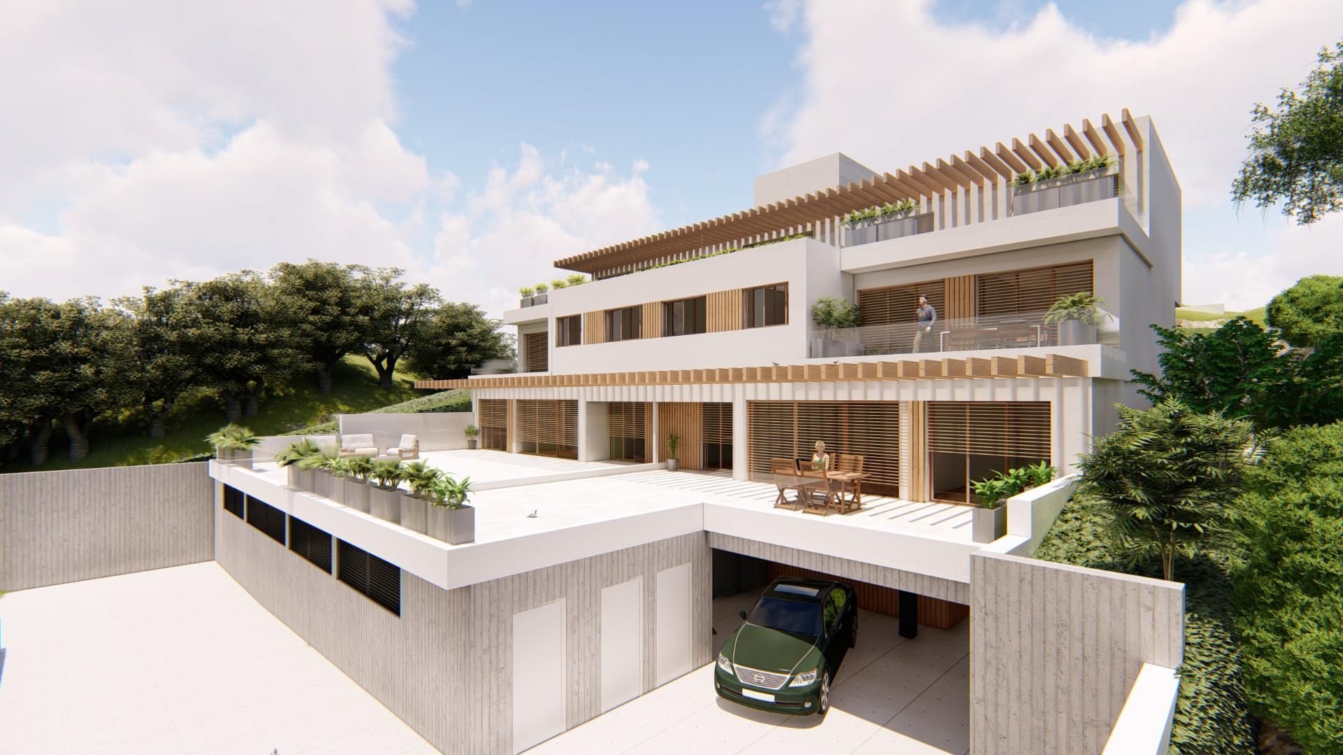 Vista exterior de Dúplex en venda en Teià amb Aire condicionat, Calefacció i Jardí privat