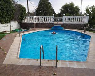 Swimming pool of House or chalet for sale in Batres  with Air Conditioner, Terrace and Swimming Pool
