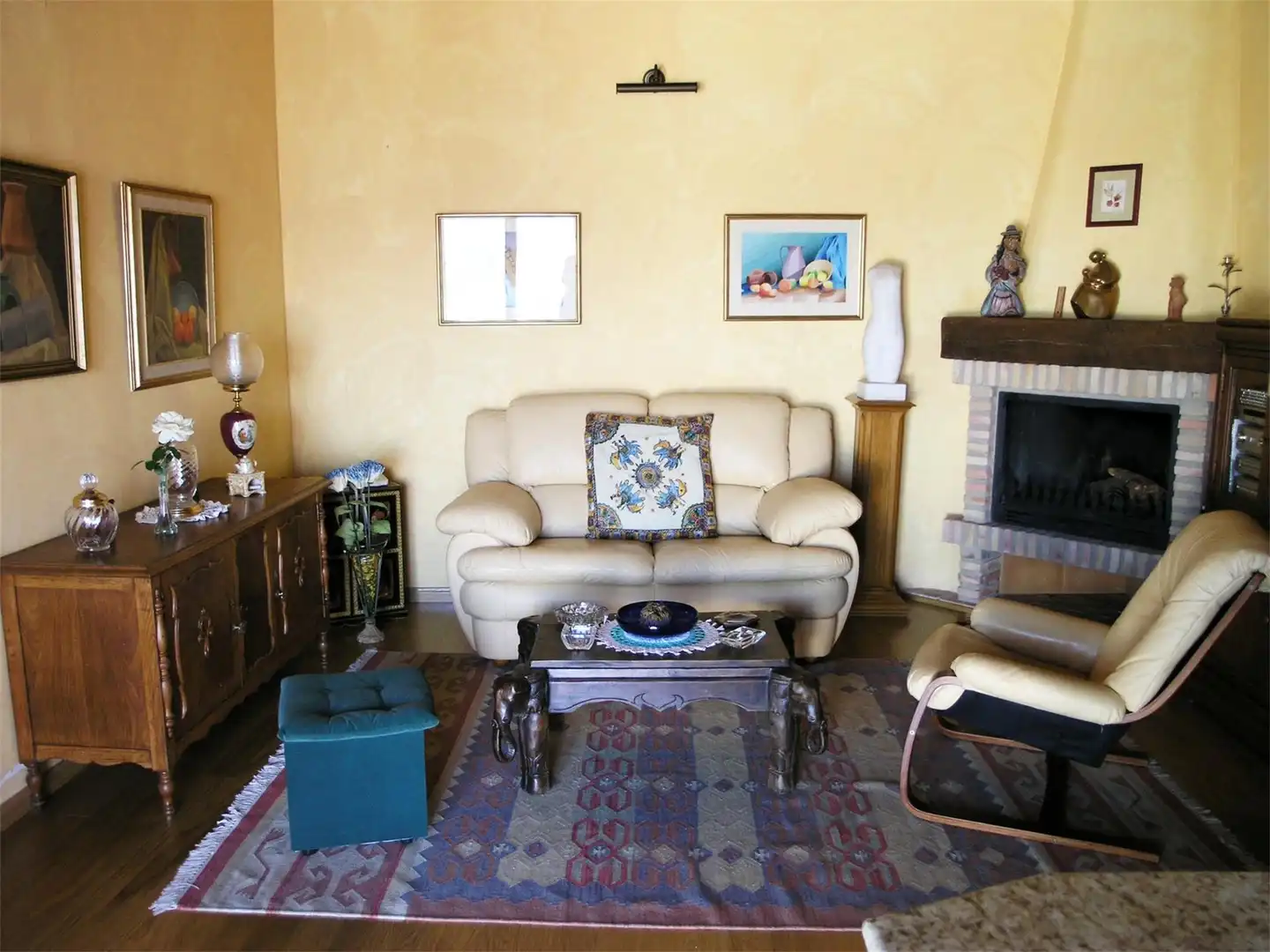 Living room of Houses for sale in Segura de la Sierra  with Air Conditioner, Heating and Terrace