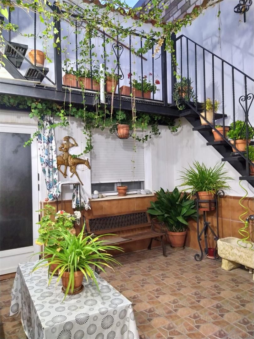 Balcony of Single-family semi-detached for sale in Alcázar de San Juan  with Air Conditioner and Terrace