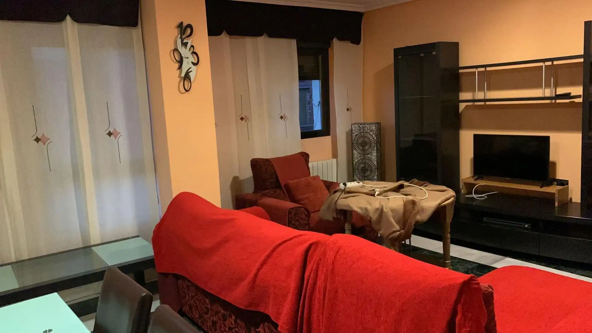 Living room of Flat for sale in Valle del Zalabí  with Heating, Furnished and Oven