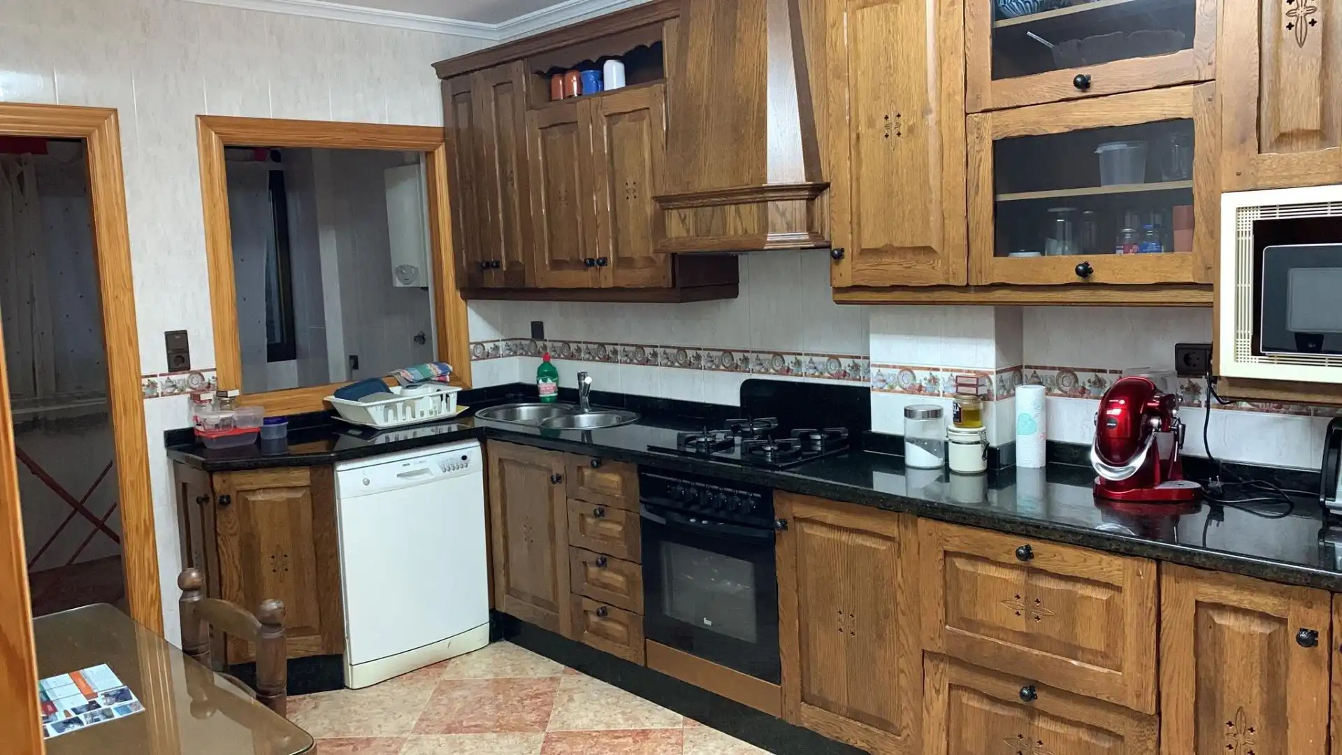 Kitchen of Flat for sale in Valle del Zalabí  with Heating, Furnished and Oven