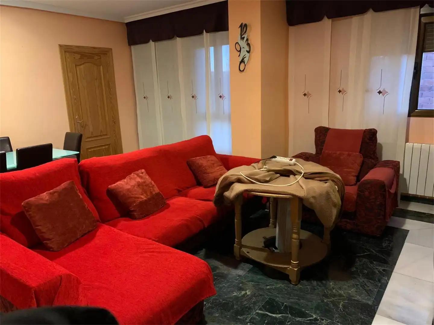 Living room of Flat for sale in Valle del Zalabí  with Heating, Furnished and Oven