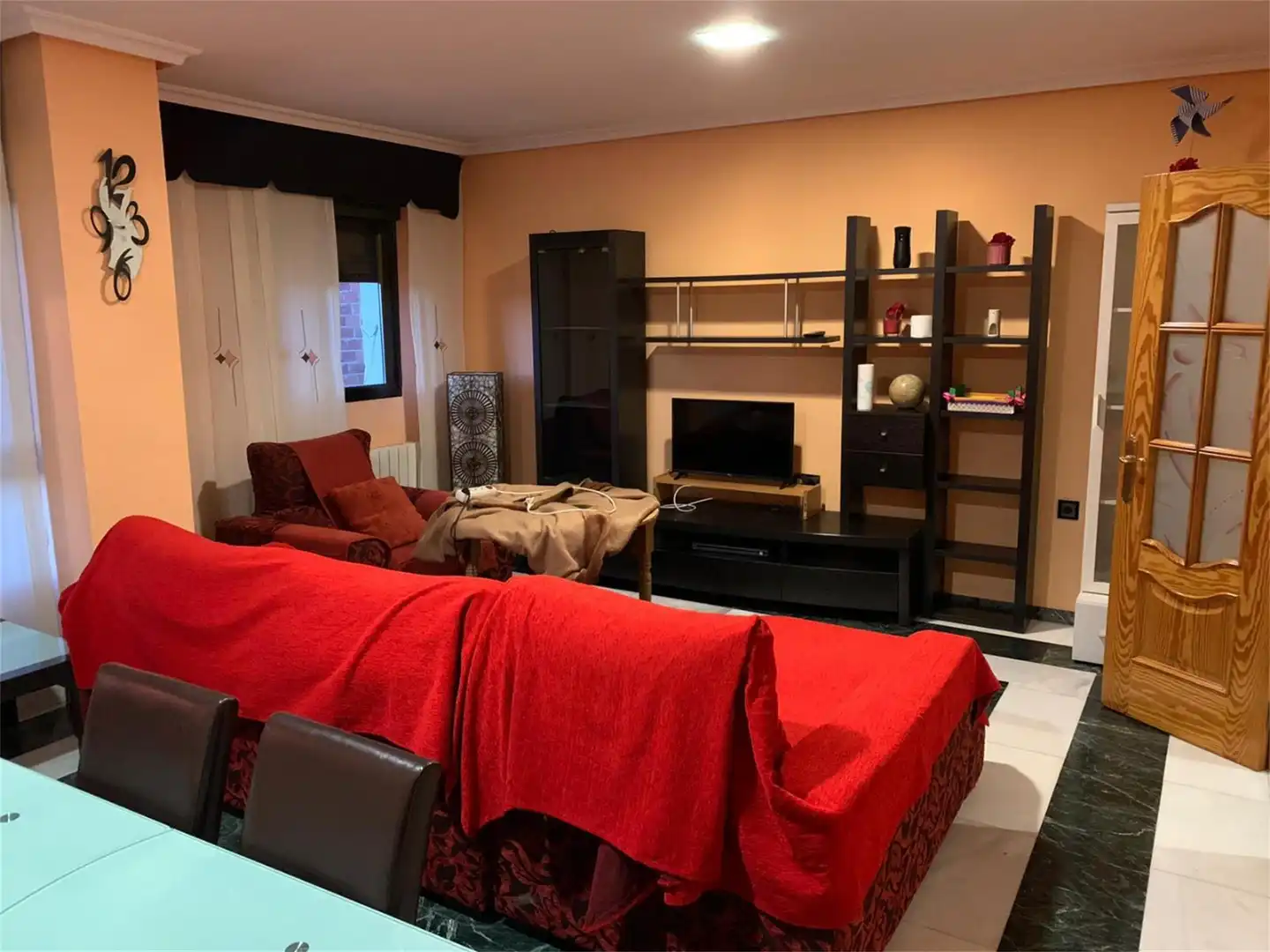 Living room of Flat for sale in Valle del Zalabí  with Heating, Furnished and Oven