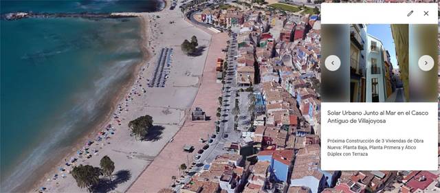 Terreno en Venta en Calle Soledad en Platja de Vila Joiosa