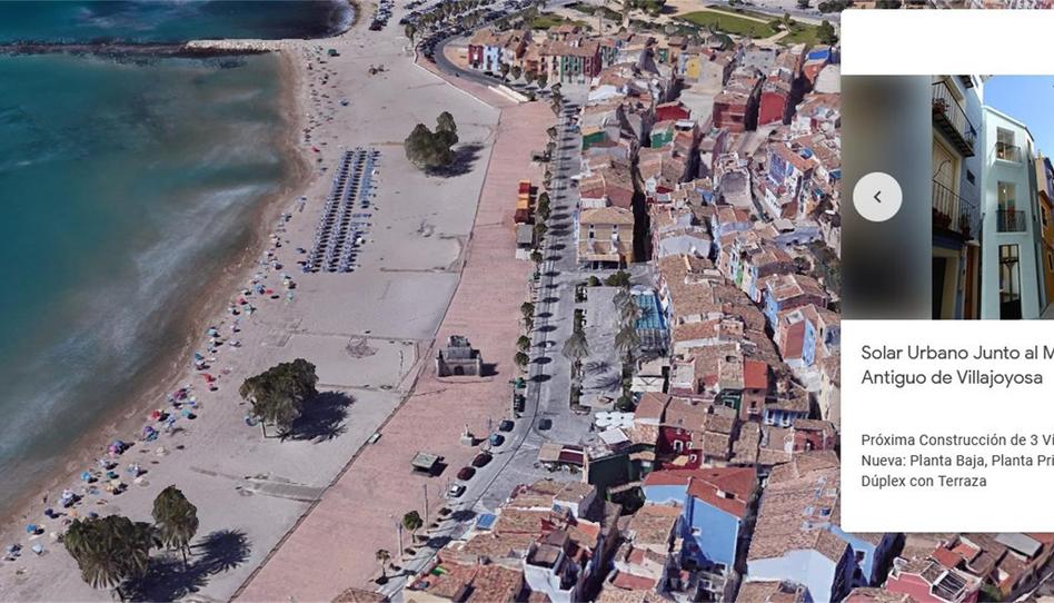 Land for sale in Calle Soledad, Platja de Vila Joiosa, Alicante - image 1 Photo 1 of Land for sale in Calle Soledad, Platja de Vila Joiosa, Alicante