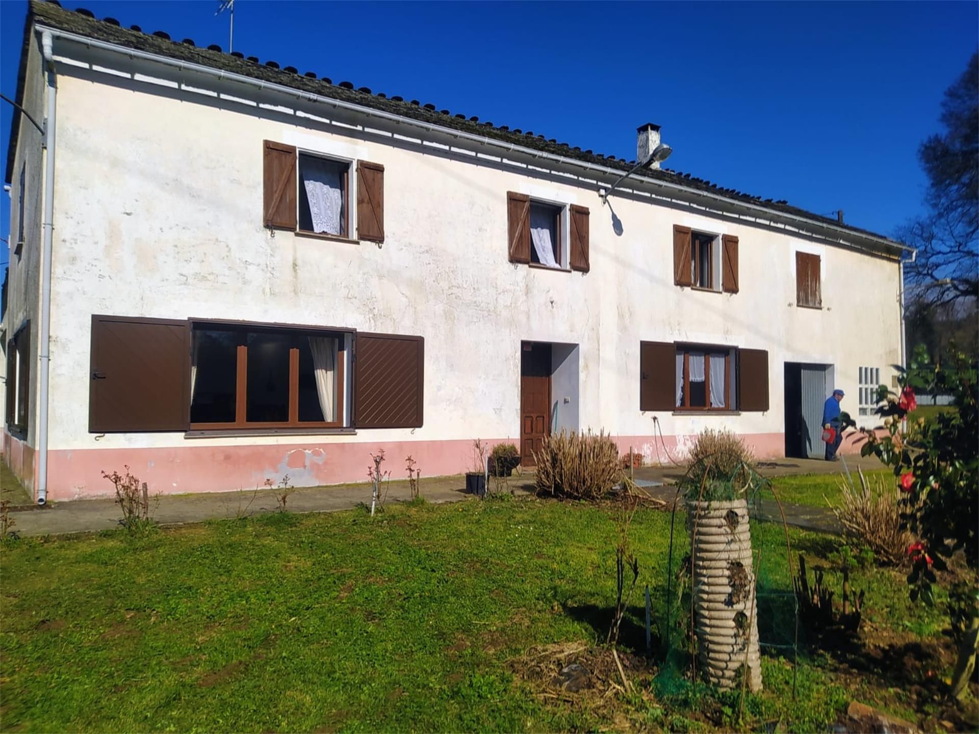 Vista exterior de Finca rústica en venda en Abadín amb Calefacció, Jardí privat i Terrassa