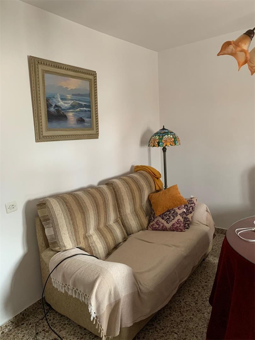 Living room of Flat for sale in Arenas del Rey  with Air Conditioner, Private garden and Terrace