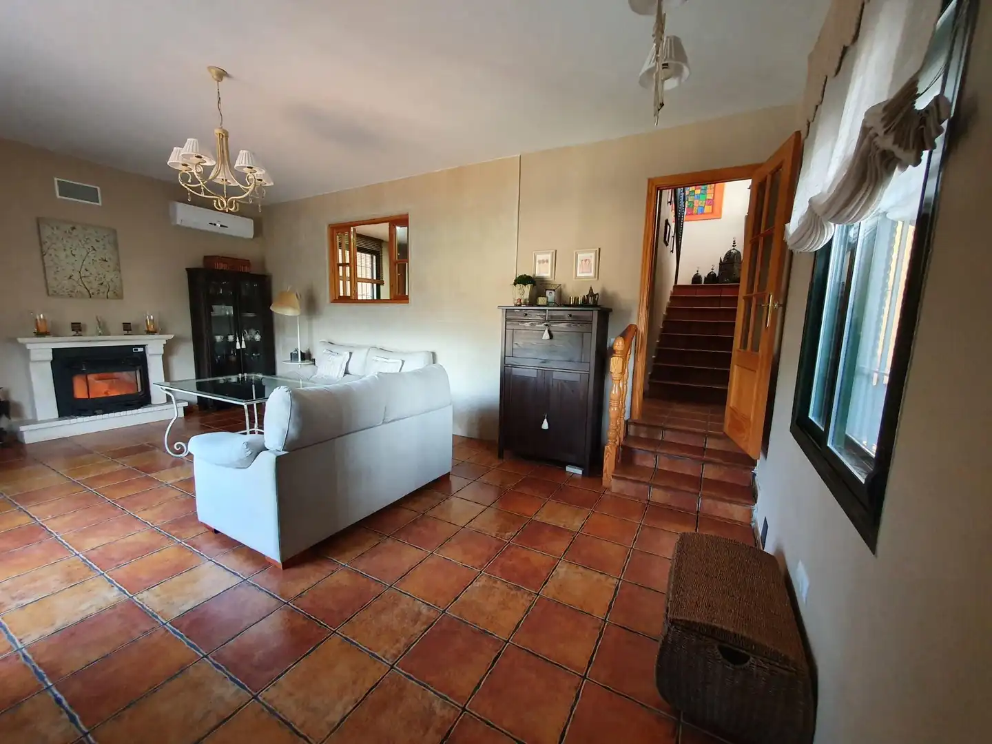 Sala de estar de Casa o chalet en venta en  Córdoba Capital con Aire acondicionado, Terraza y Piscina