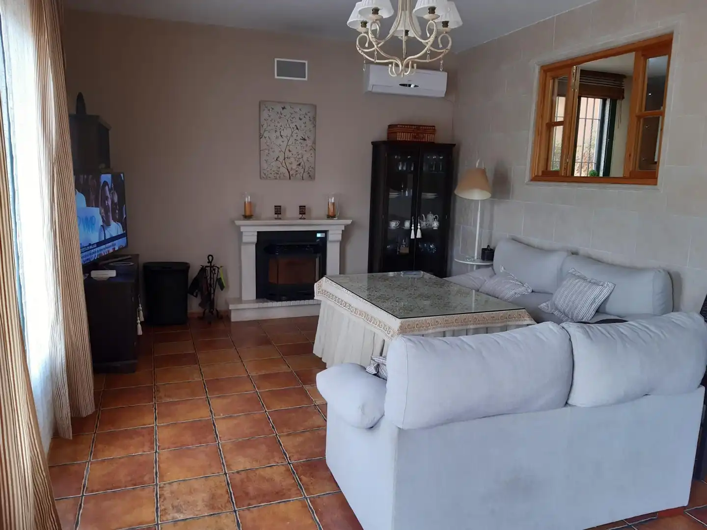 Sala de estar de Casa o chalet en venta en  Córdoba Capital con Aire acondicionado, Terraza y Piscina