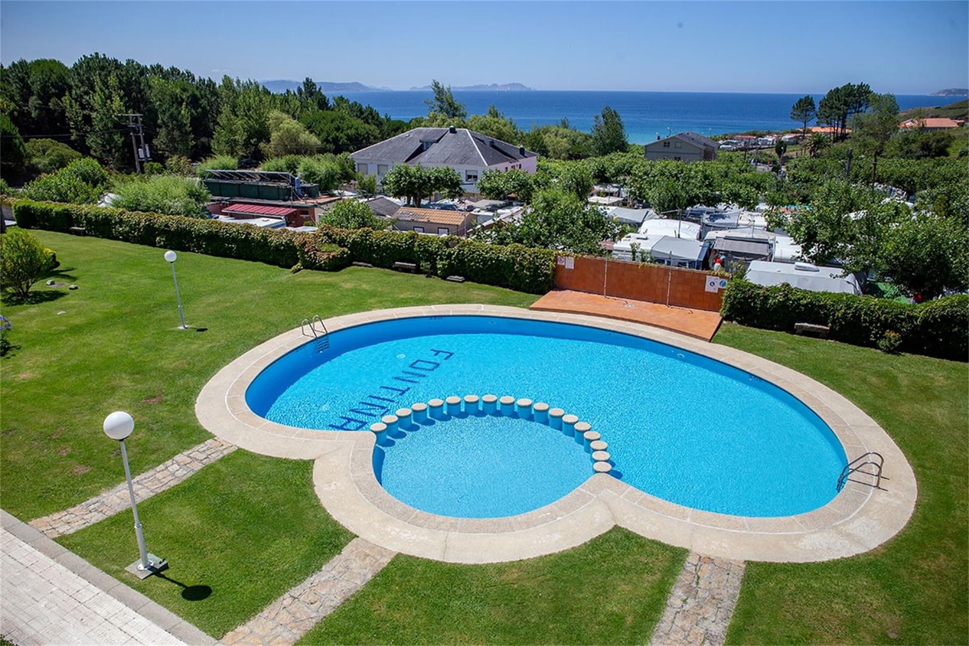 Swimming pool of Flat to rent in Sanxenxo  with Terrace, Swimming Pool and Furnished