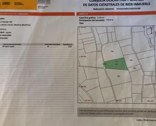 Non-constructible Land for sale in  Murcia Capital