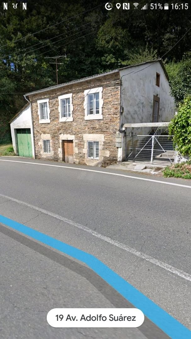 Vista exterior de Casa o xalet en venda en Lugo Capital amb Jardí privat