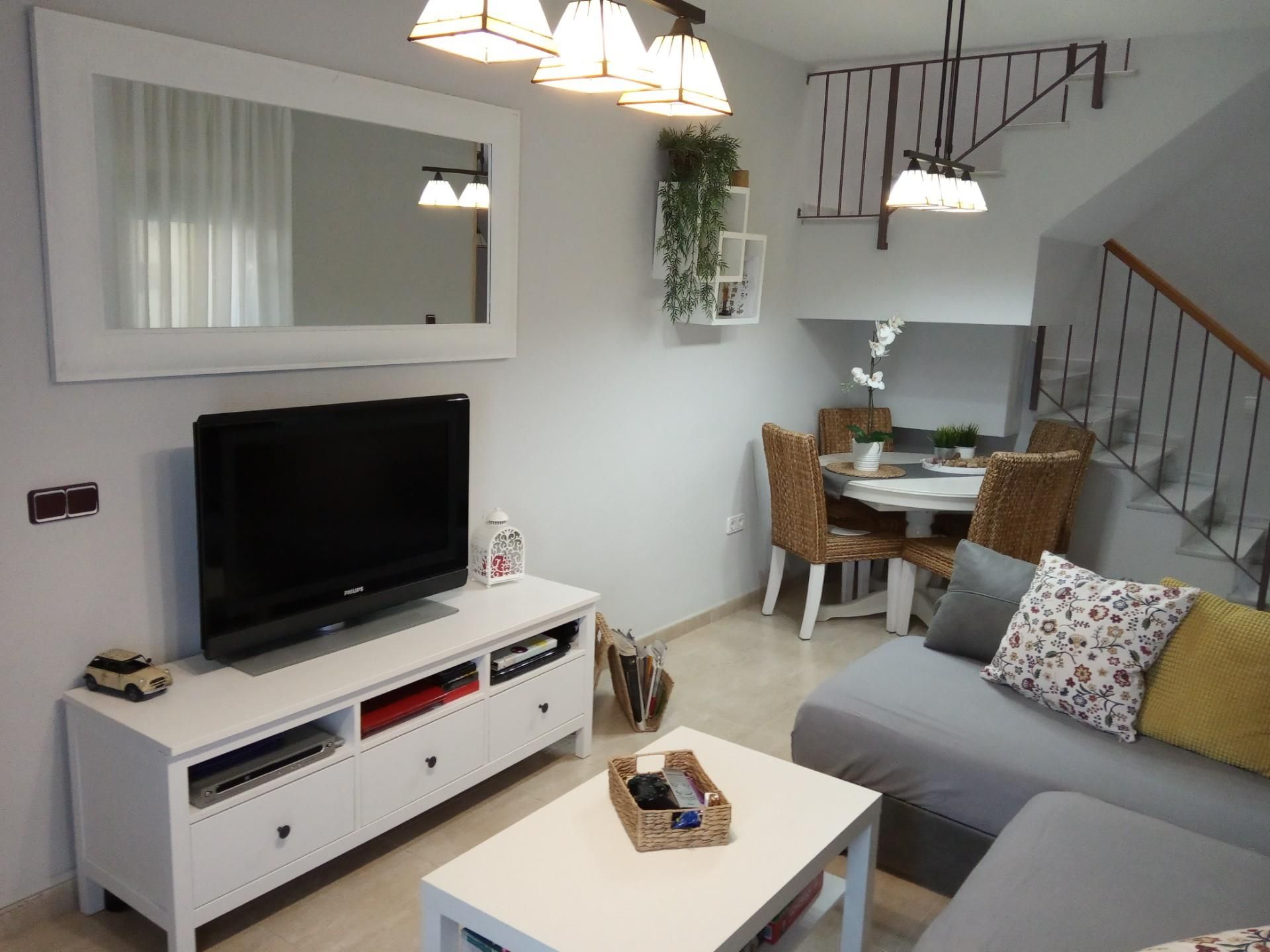Living room of Duplex for sale in Tabernas  with Air Conditioner and Terrace