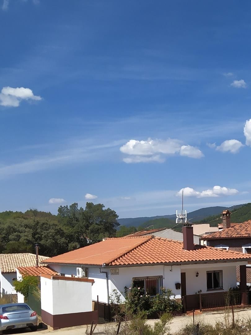 Exterior view of Planta baja for sale in Pinofranqueado  with Air Conditioner, Heating and Private garden