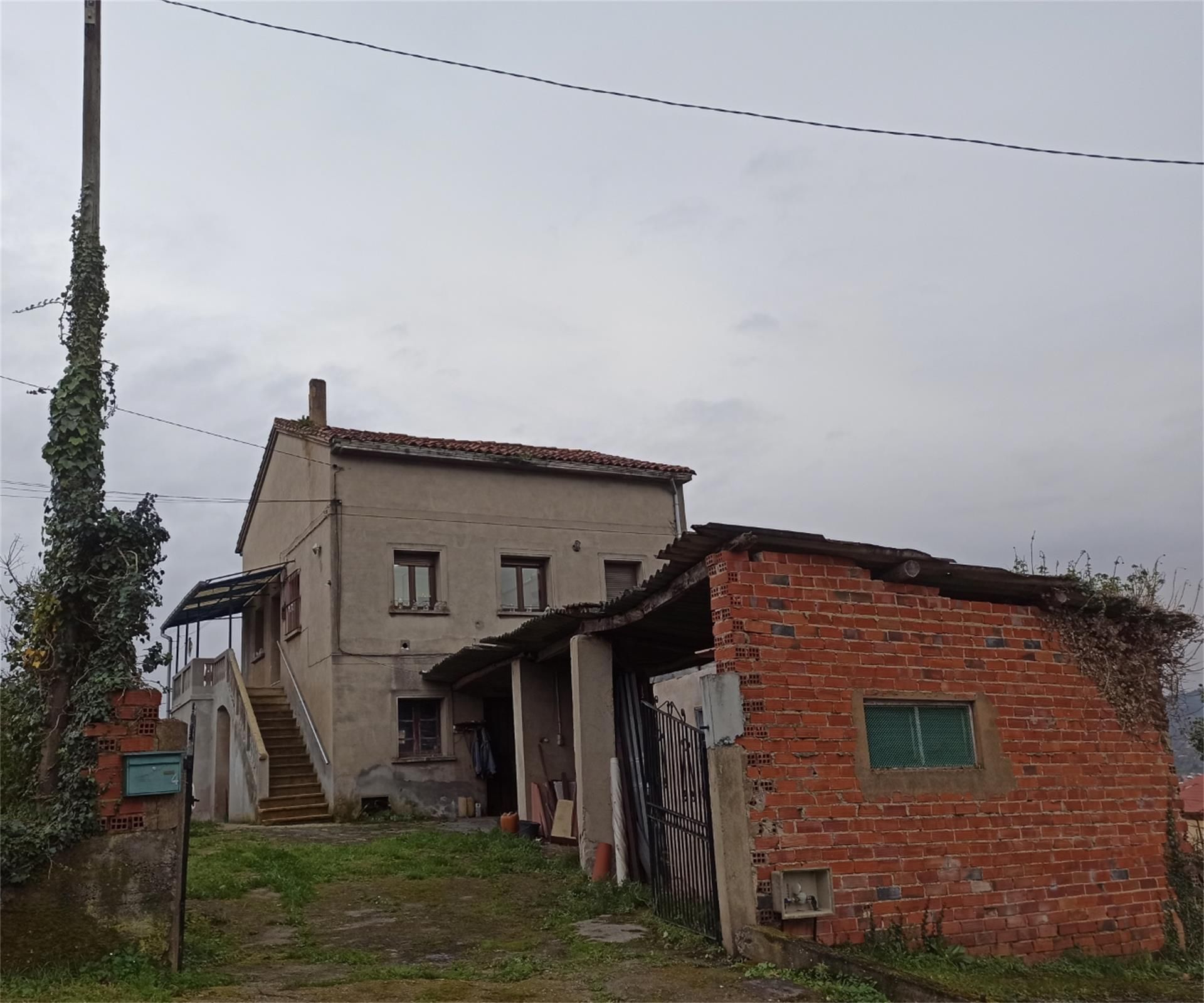 Vista exterior de Finca rústica en venda en Grado amb Terrassa