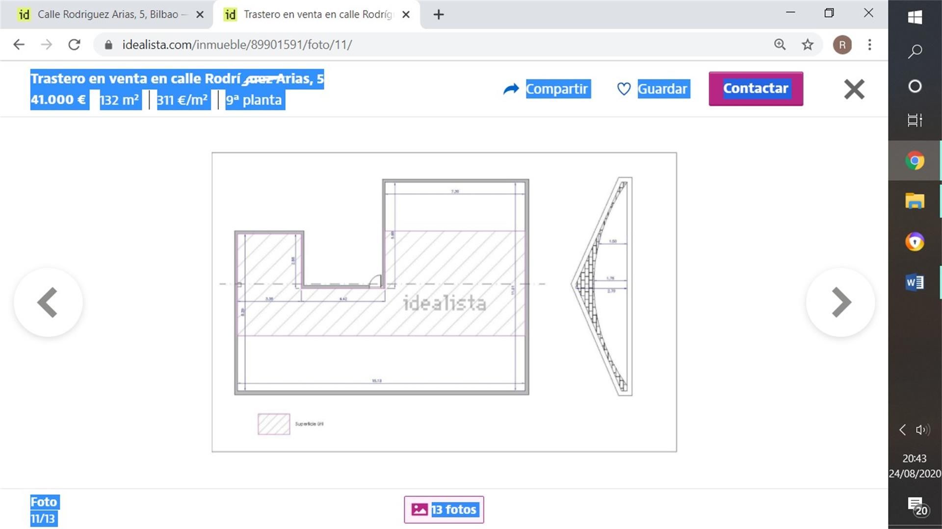 Box room to rent in Bilbao 