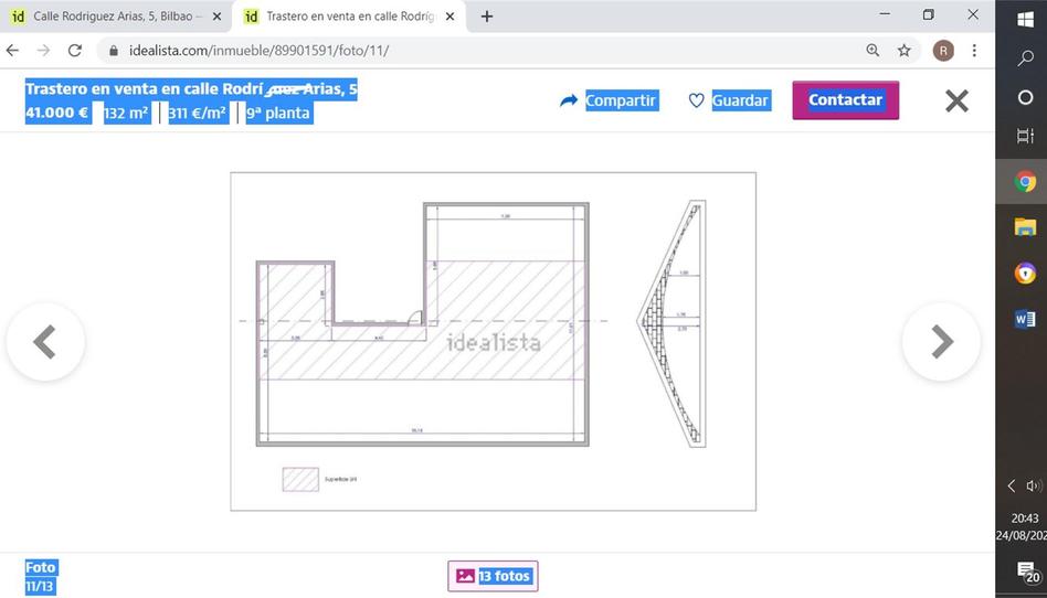 Box room to rent in Calle Rodríguez Arias, 5, Ensanche - Moyua - Diputación, Bizkaia - image 1 Photo 1 of Box room to rent in Calle Rodríguez Arias, 5, Ensanche - Moyua - Diputación, Bizkaia