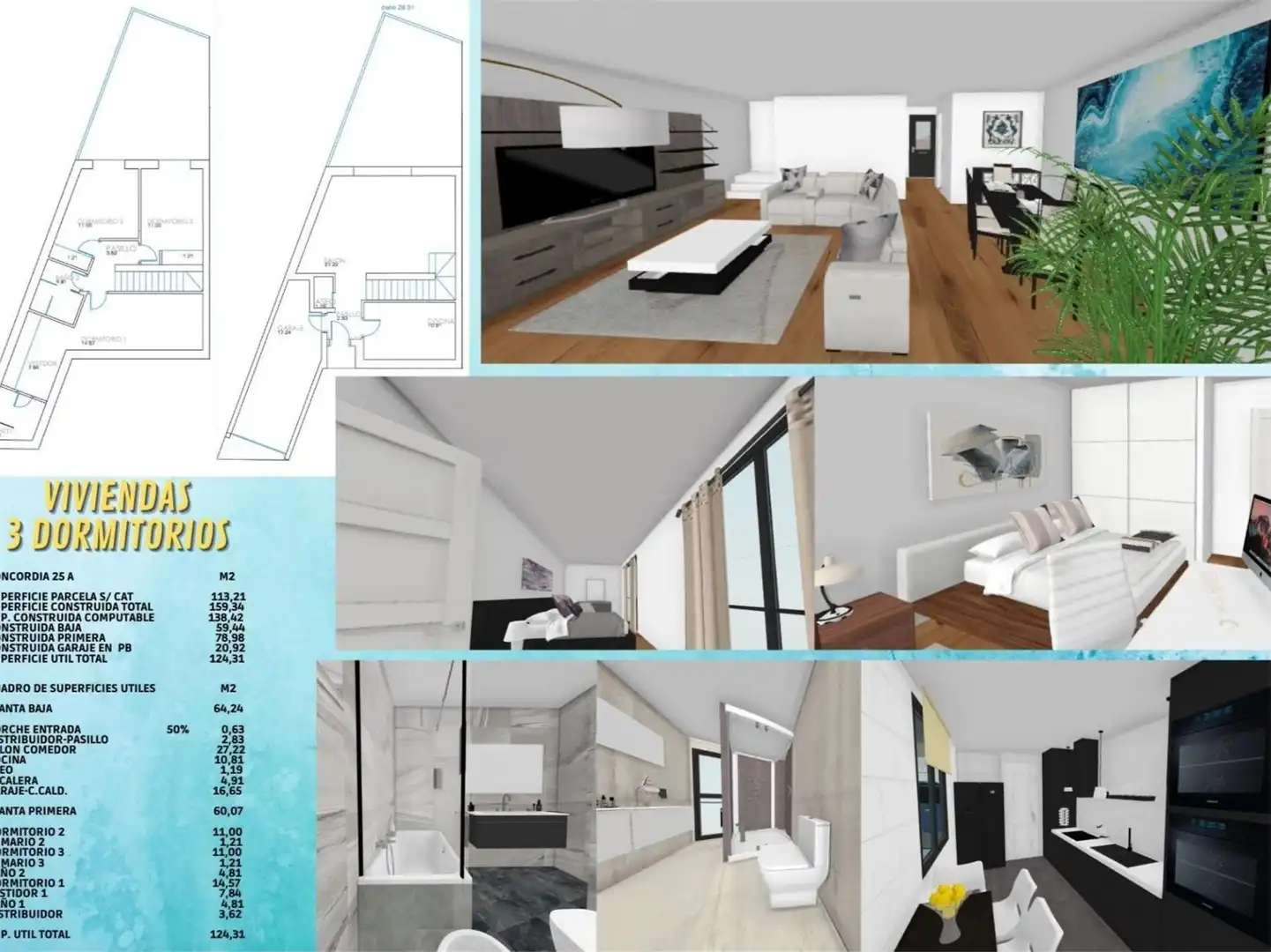 Sala de estar de Casa adosada en venta en Tudela de Duero