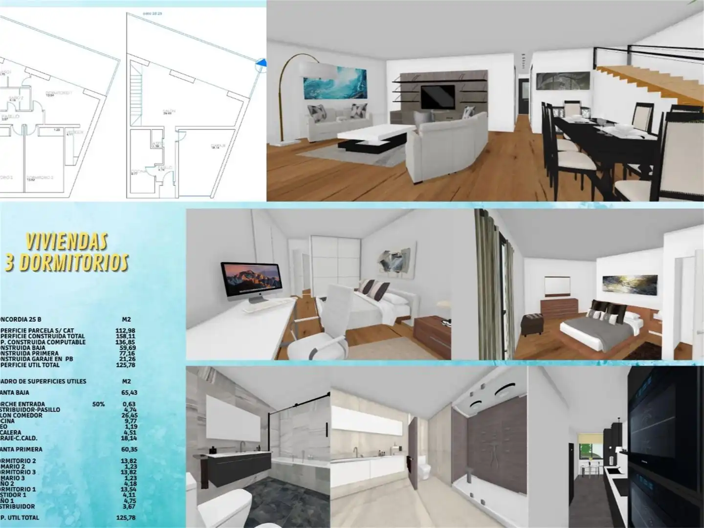 Sala de estar de Casa adosada en venta en Tudela de Duero