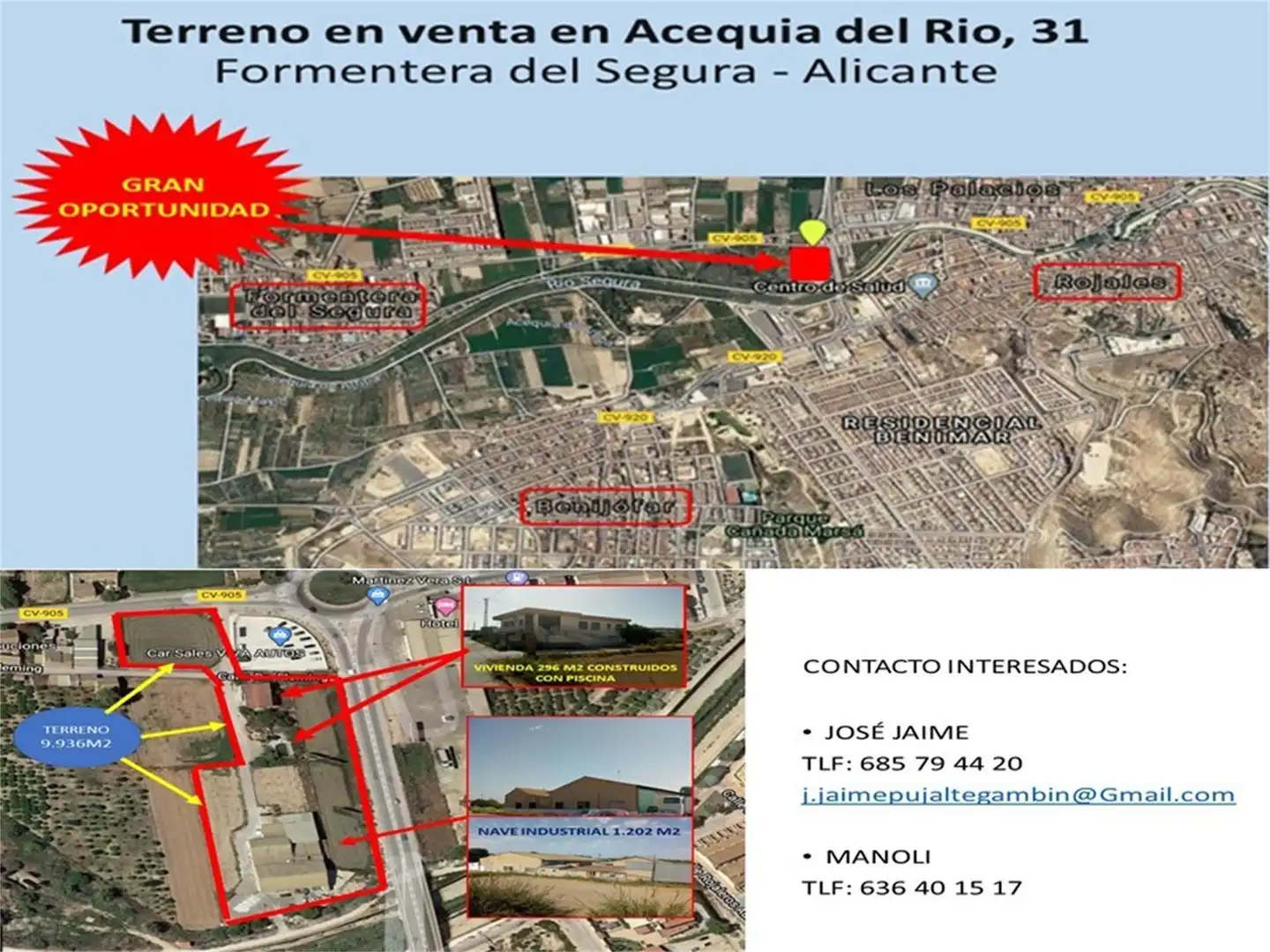 No Urbanitzable en venda a Formentera del Segura Vista exterior de No Urbanitzable en venda en Formentera del Segura