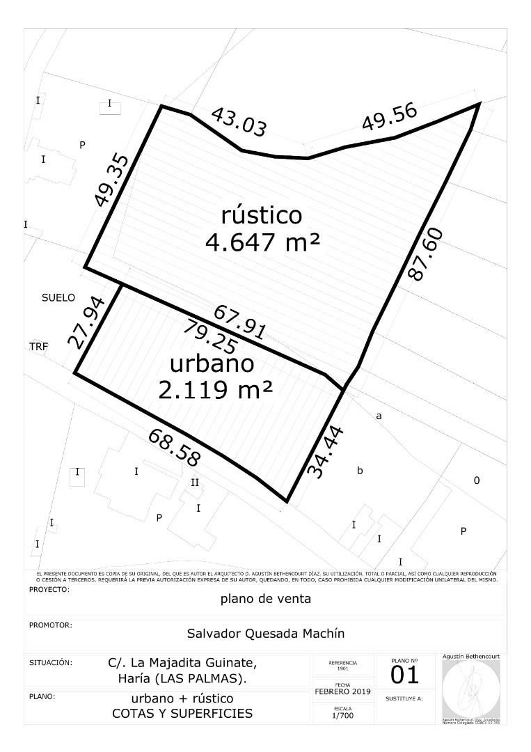 Land for sale in Haría