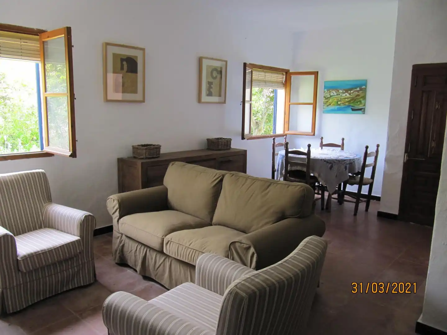Casa o xalet en venda a Carretera A-366, 50, Alozaina Sala d'estar de Casa o xalet en venda en Alozaina amb Terrassa i Piscina