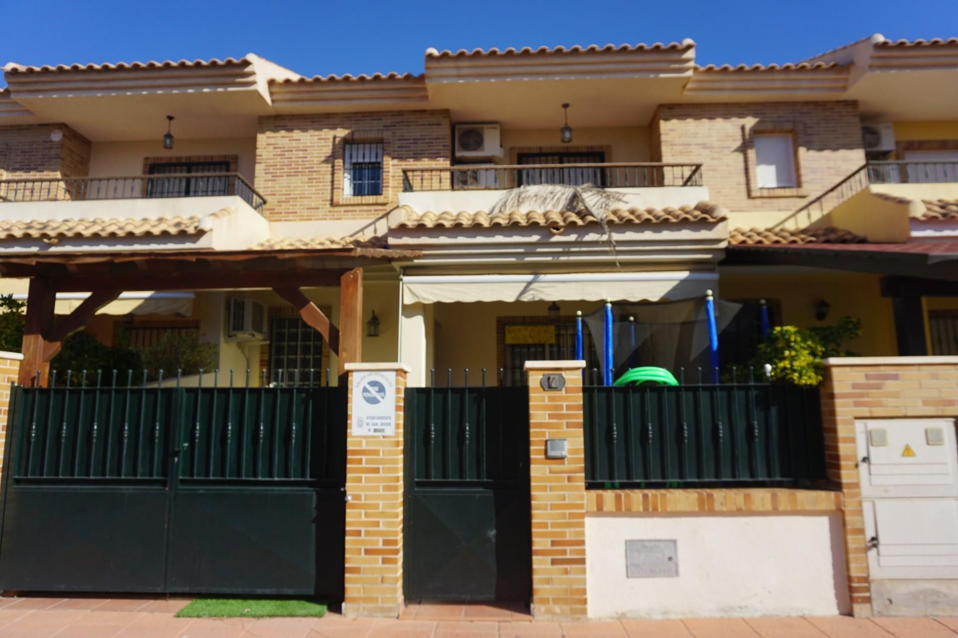 Vista exterior de Dúplex en venda en San Javier amb Aire condicionat, Terrassa i Balcó