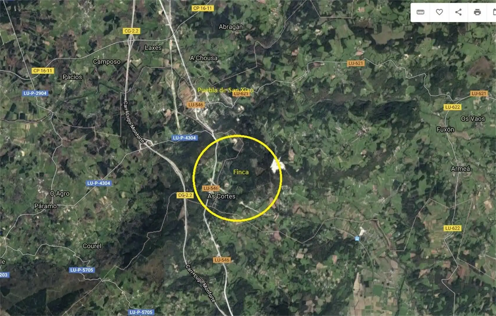 Constructible Land for sale in As Cortes, Láncara Constructible Land for sale in Láncara