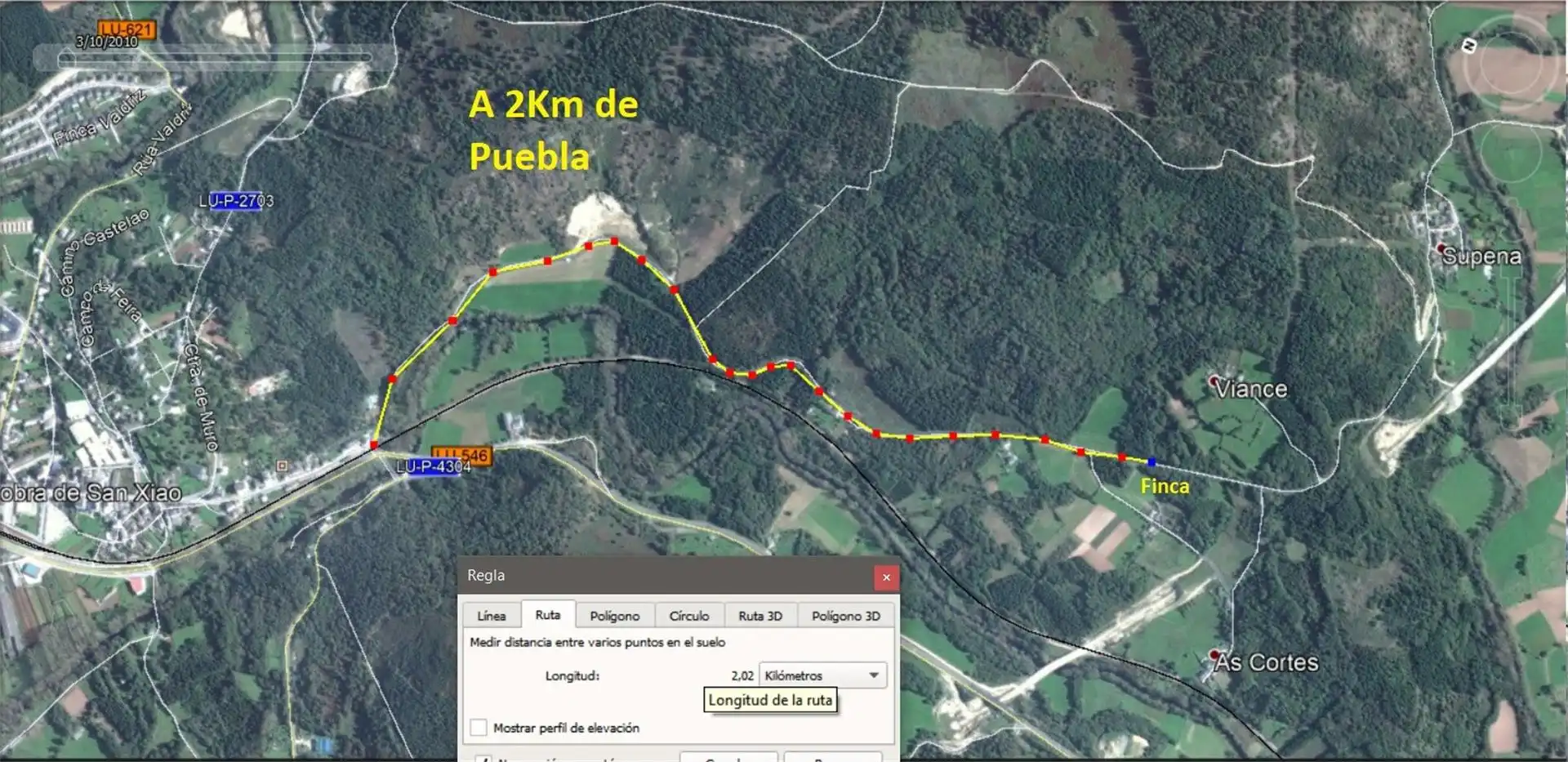 Constructible Land for sale in As Cortes, Láncara Constructible Land for sale in Láncara