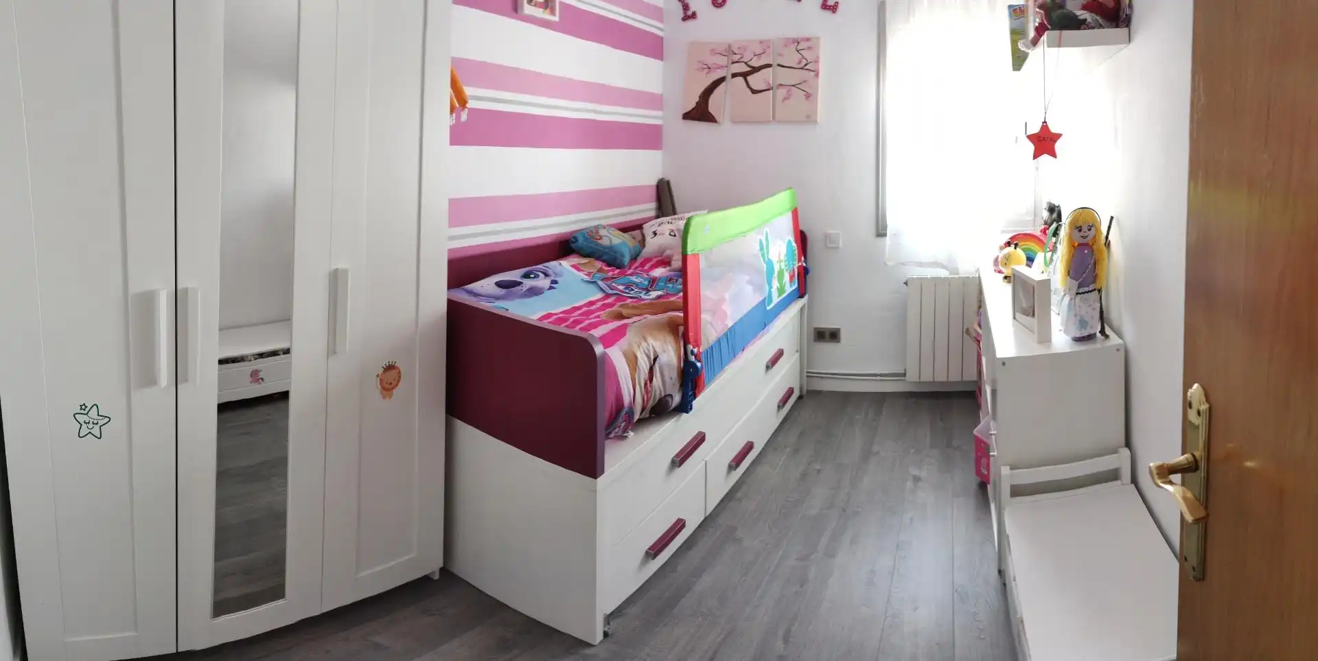 Schlafzimmer von Wohnung zum Verkauf in Terrassa mit Klimaanlage und Balkon
