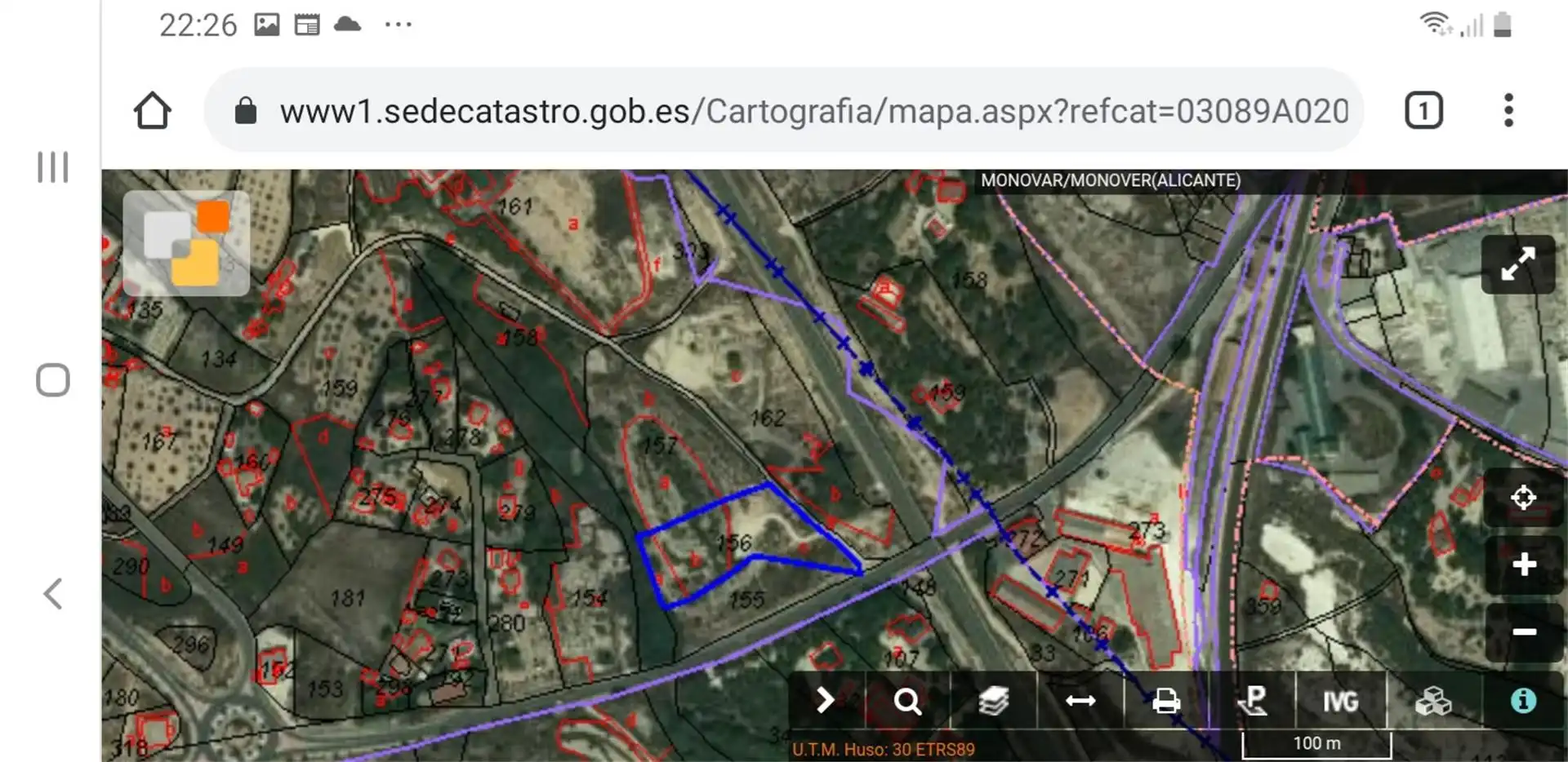 No Urbanitzable en venda en Monóvar  / Monòver